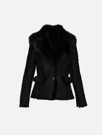 Leather Jacket,MAGDA BUTRYM,BLACK,Image 1