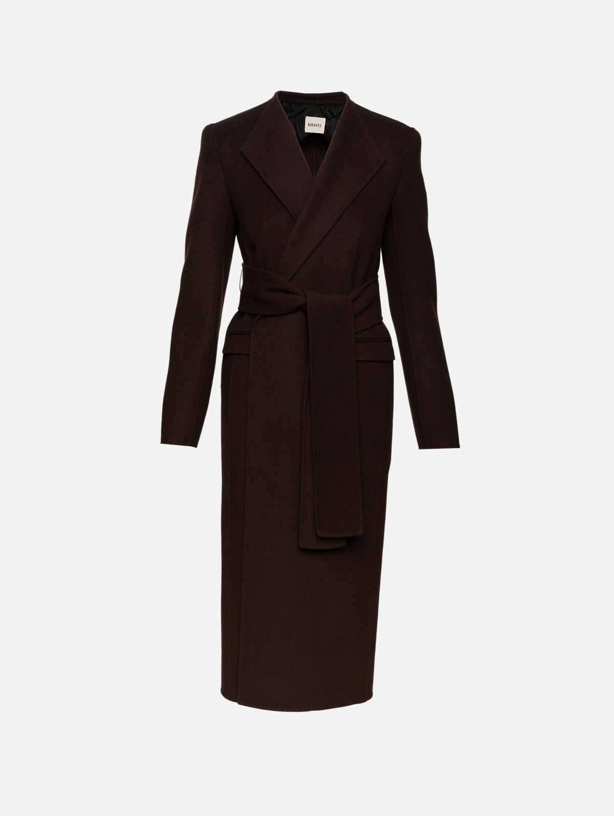 Jelson Coat,KHAITE,DARK BROWN,Image 1
