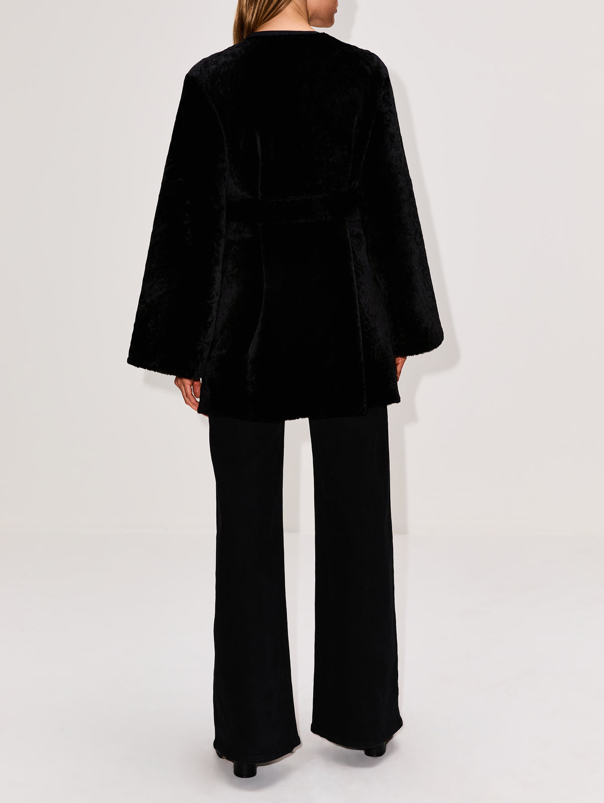 Sannie Reversible Coat,BY MALENE BIRGER,BLACK,Image 3