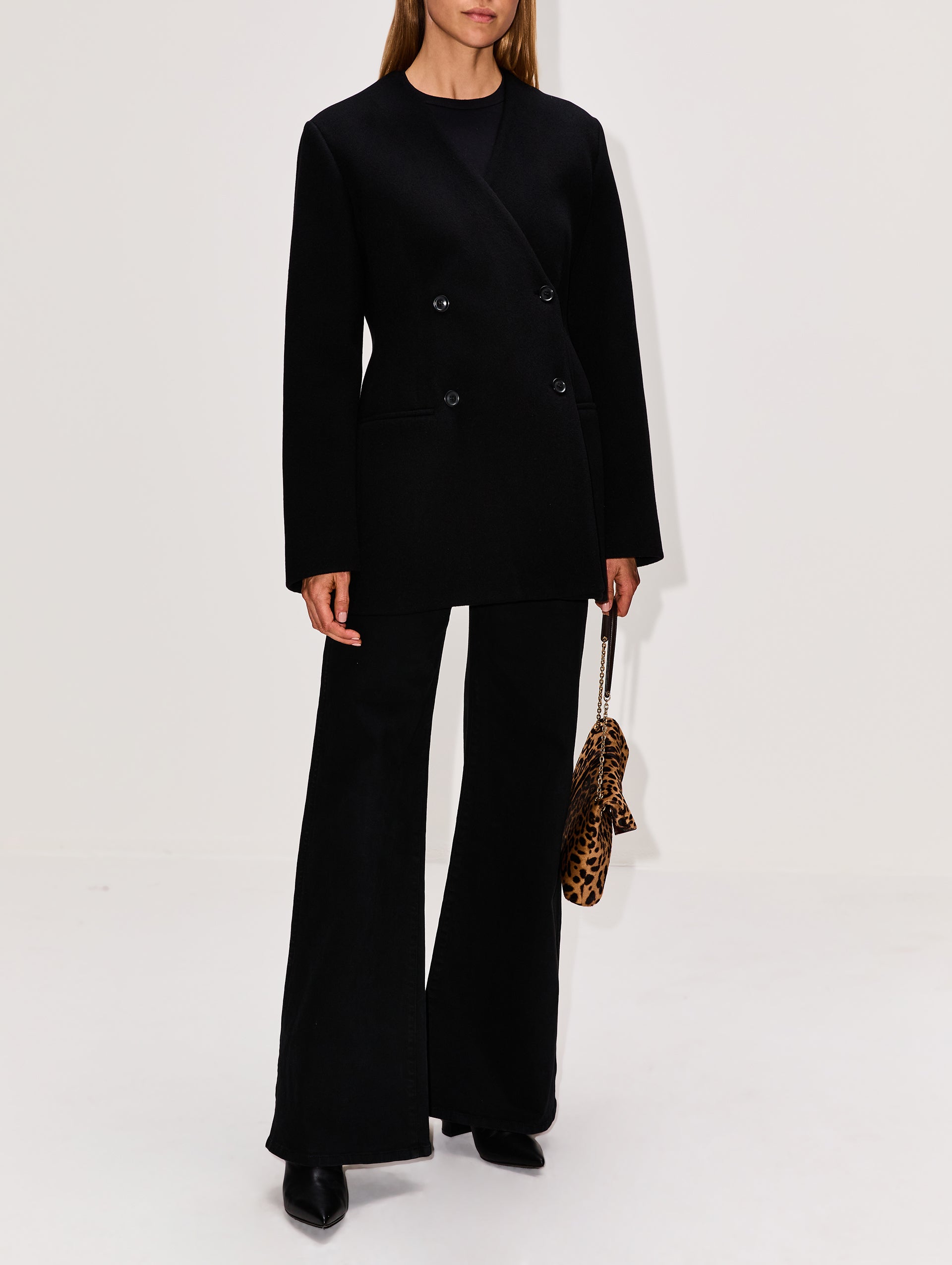 Short Scarf Coat | ANOTHER TOMORROW | elysewalker