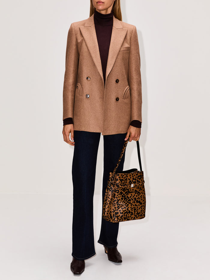 Cholita Everyday Blazer,BLAZÉ MILANO,CAMEL,Image 1