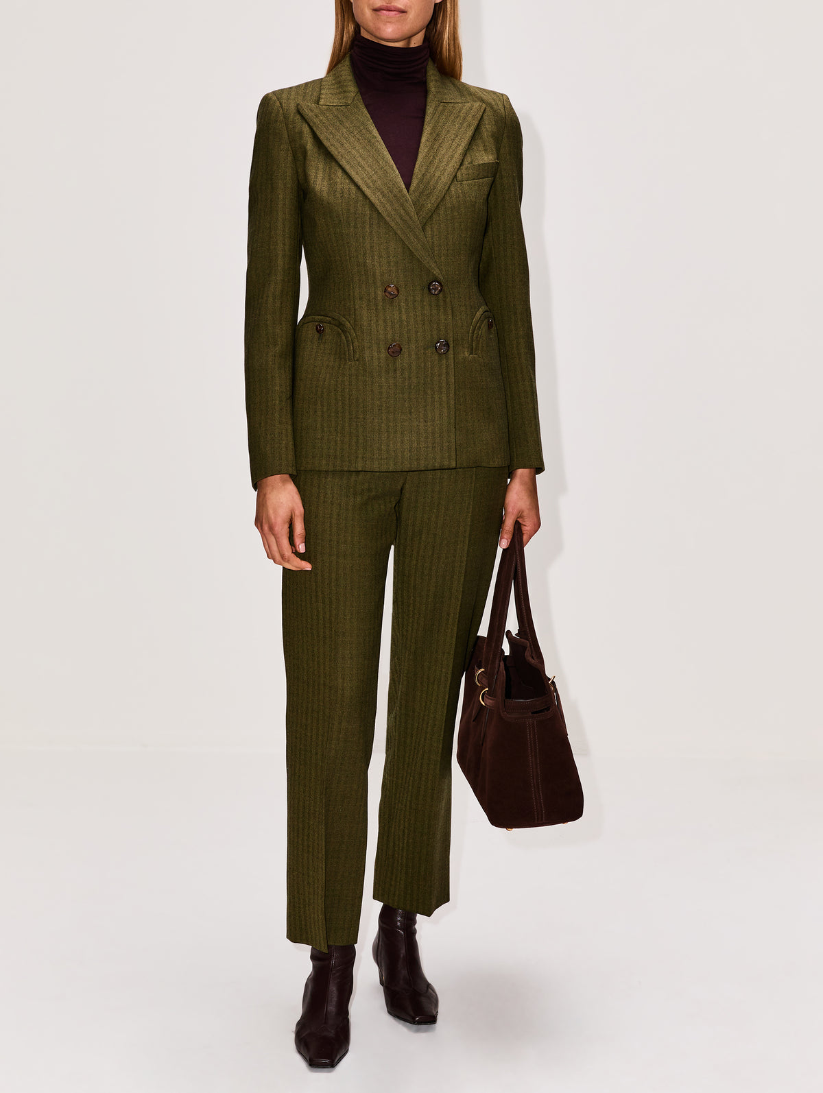 Anouk Charmer Blazer,BLAZÉ MILANO,GREEN,Image 2