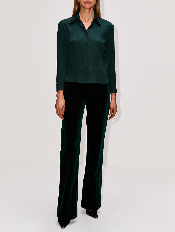 Velvet Trouser,GUCCI,HOLLY,Image 1