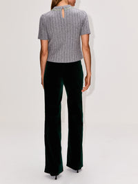 SS Ribbed Top,GUCCI,URBAN GREY,Image 3