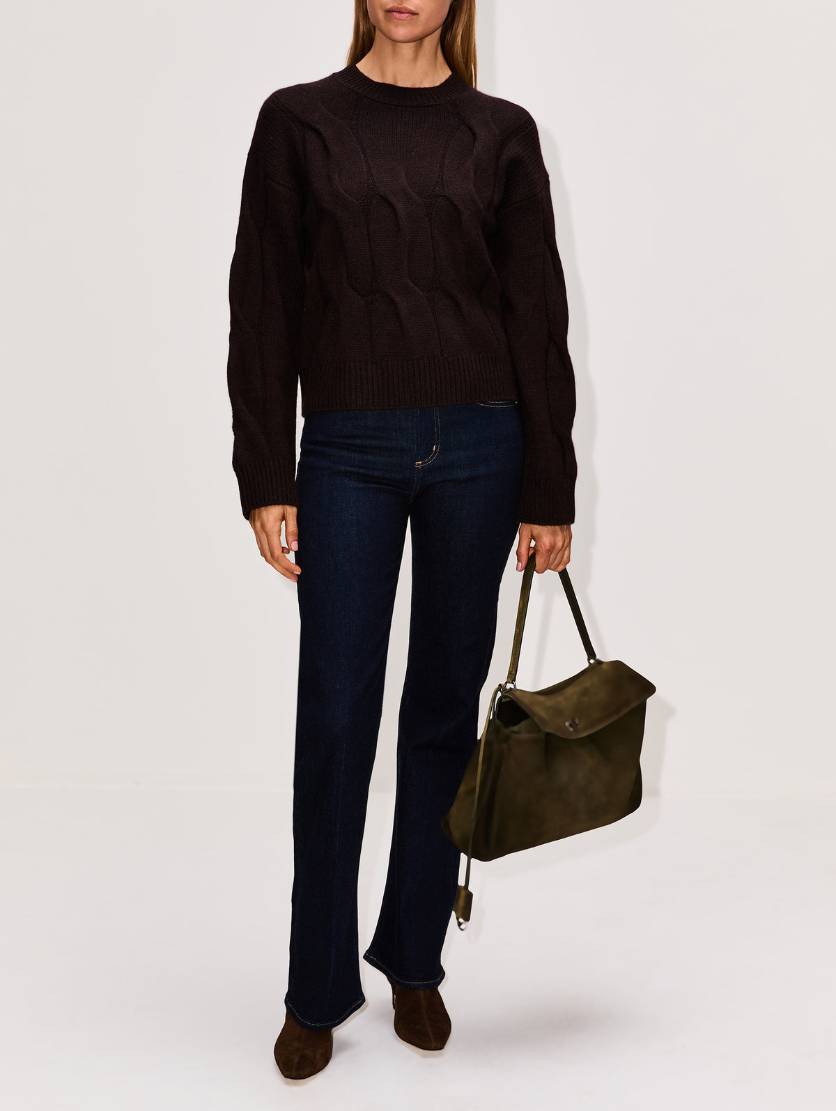 Sammie Sweater,LISA YANG,DARK OAK,Image 2