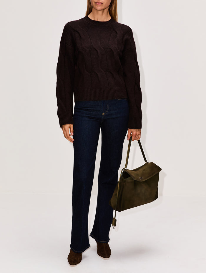 Sammie Sweater,LISA YANG,DARK OAK,Image 1