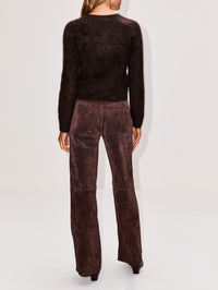 Cool Pant,STILL HERE NYC,CHOCOLATE SUEDE,Image 4
