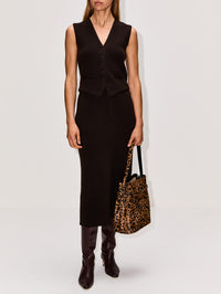 Tailored Vest,GUEST IN RESIDENCE,BURNT COCOA,Image 2