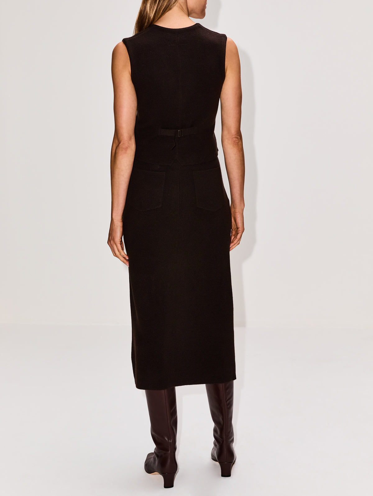 Tailored Vest,GUEST IN RESIDENCE,BURNT COCOA,Image 3