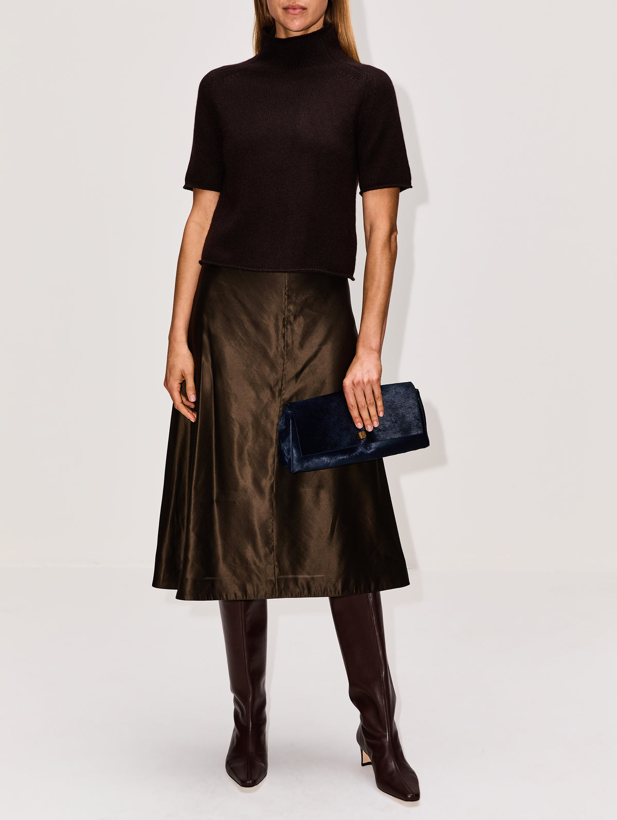 Nania Skirt,KHAITE,BARK,Image 2