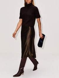 Nania Skirt,KHAITE,BARK,Image 3