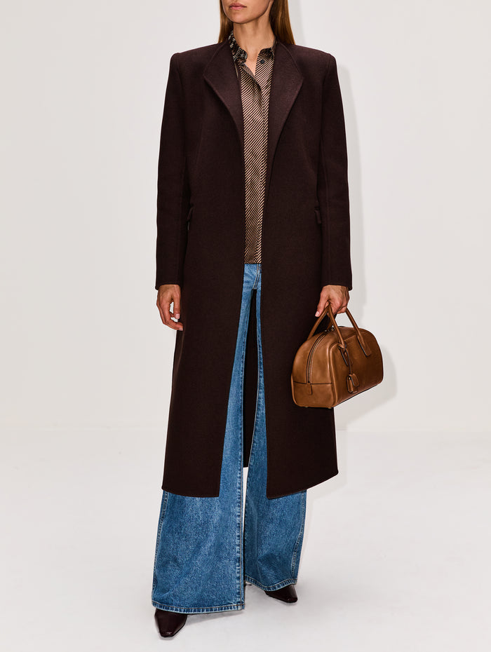 Jelson Coat,KHAITE,DARK BROWN,Image 1