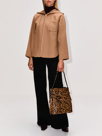 Mina Short Coat,MAX MARA,CAMEL,Image 2