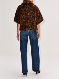 Leopard Coat,MAX MARA,BEIGE,Image 3