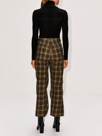 Military Pant,R13,SAGE PLAID BROWN,Image 4
