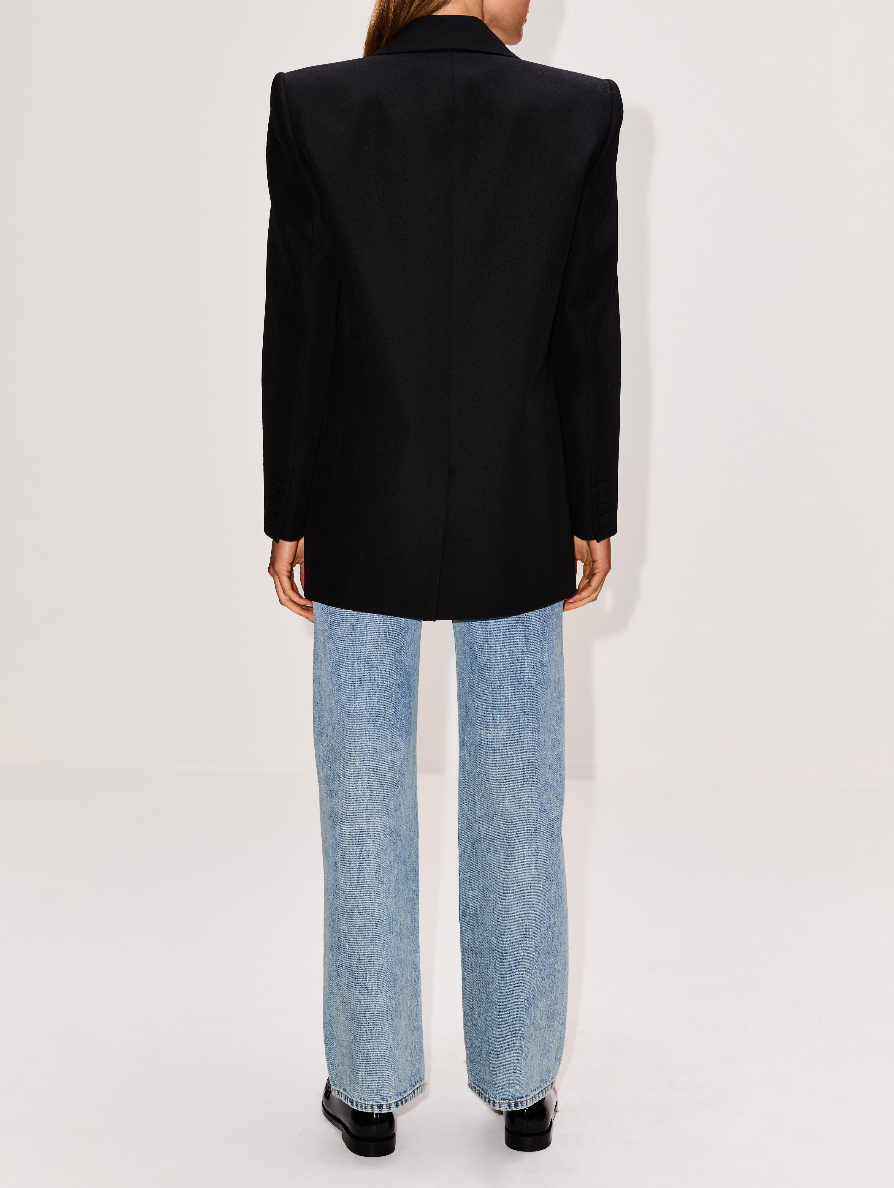 SAINT LAURENT ブラックブレザー Suit Jacket | SAINT LAURENT | elysewalker