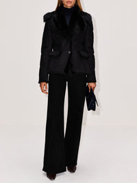 Leather Jacket,MAGDA BUTRYM,BLACK,Image 2