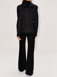 Leather Jacket,MAGDA BUTRYM,BLACK,Image 3