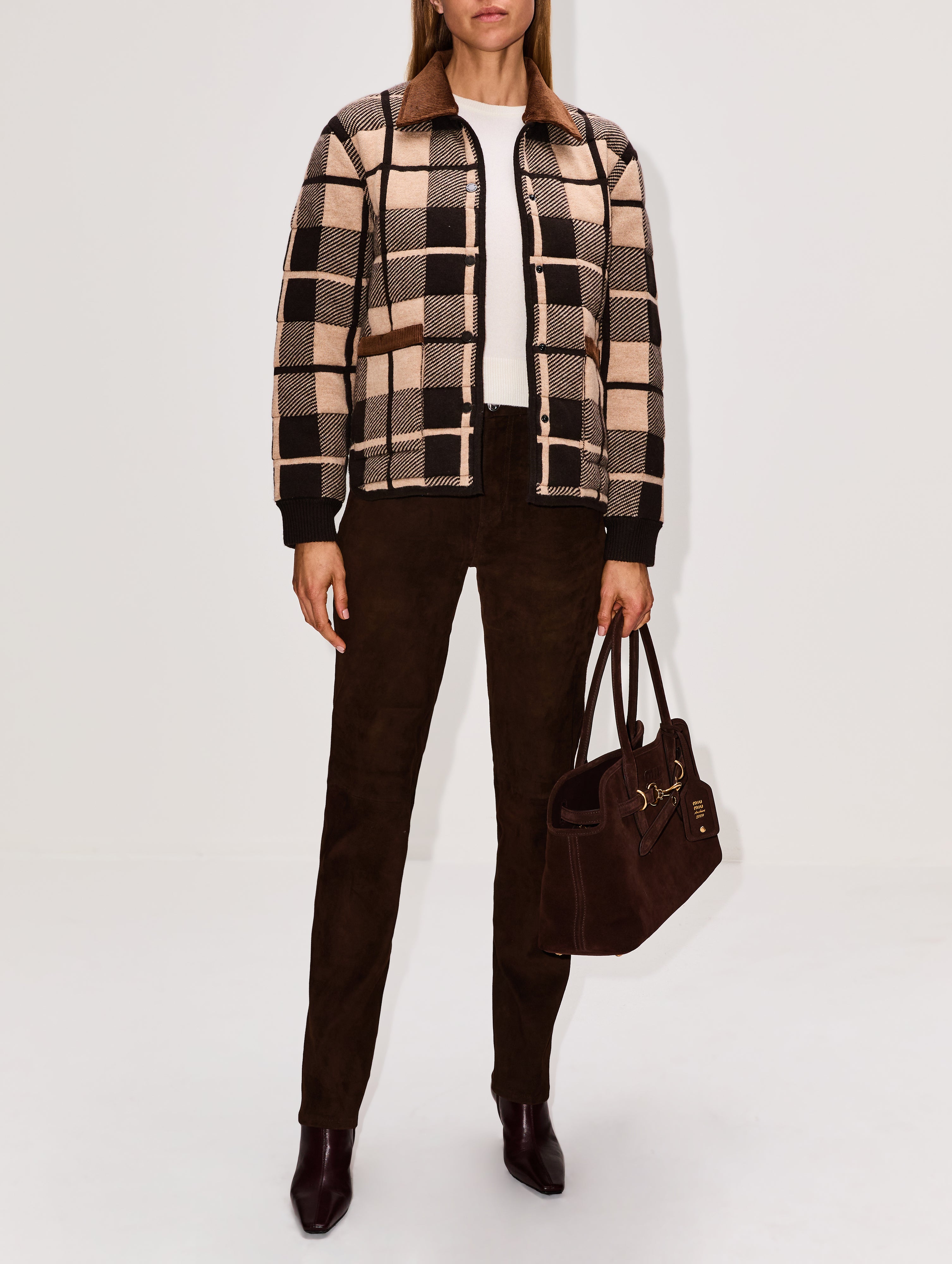 Quilted Plaid Jacket | GUEST IN RESIDENCE | elysewalker
