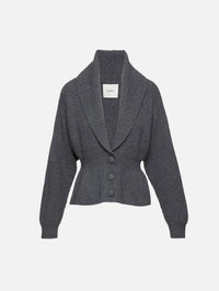 Alessandra Cardigan Jacket,LISA YANG,GRAPHITE,Image 1