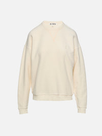 Classic Crew Sweatshirt,ÉTERNE,CREAM,Image 1