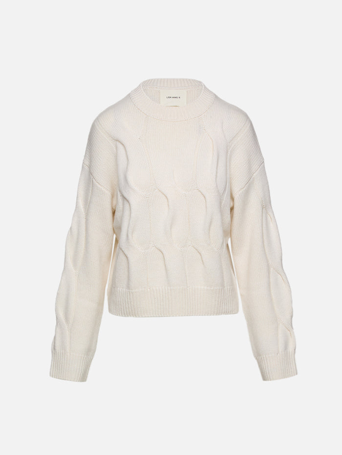 Sammie Sweater,LISA YANG,CREAM,Image 1