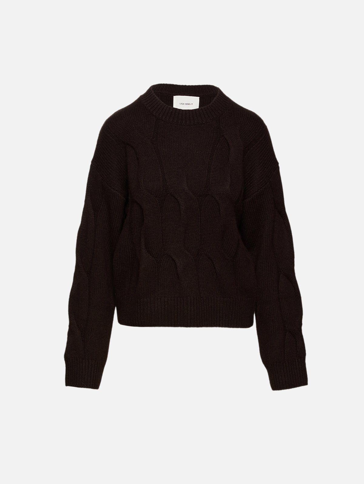 Sammie Sweater,LISA YANG,DARK OAK,Image 1