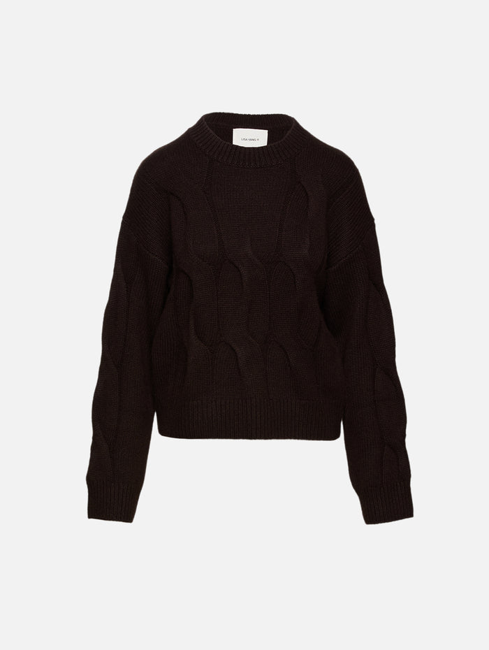 Sammie Sweater,LISA YANG,DARK OAK,Image 1
