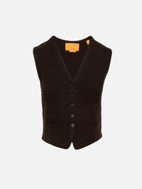 Tailored Vest,GUEST IN RESIDENCE,BURNT COCOA,Image 1
