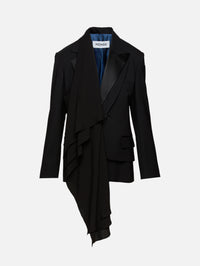 Combo Cascade Tailored Jacket,MONSE,BLACK,Image 1