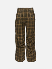 Military Pant,R13,SAGE PLAID BROWN,Image 1