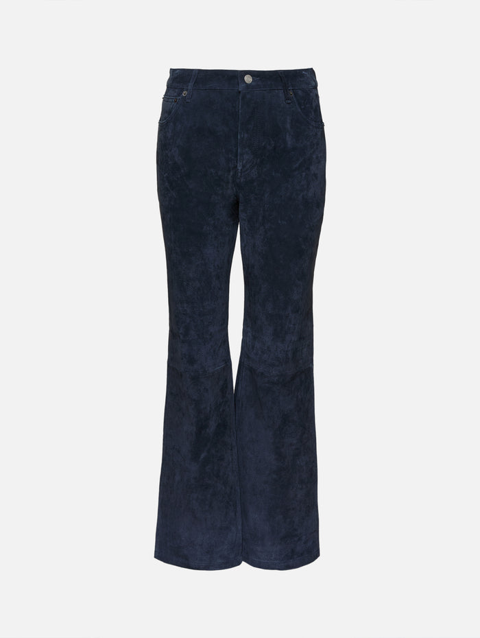 Everyday Pant,STILL HERE NYC,NAVY SUEDE,Image 1