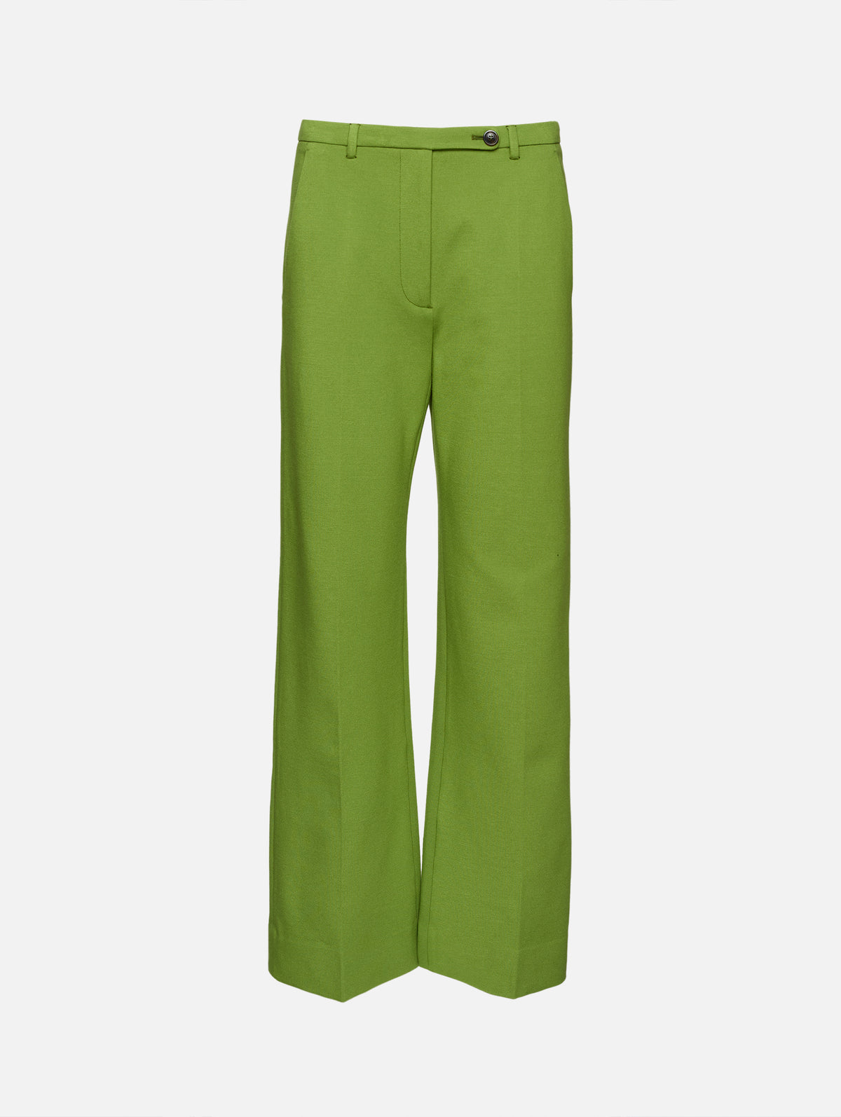 Wide Leg Trouser,MIU MIU,VERDE,Image 1