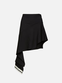 Deconstructed Pajamas Skirt,MONSE,BLACK,Image 1