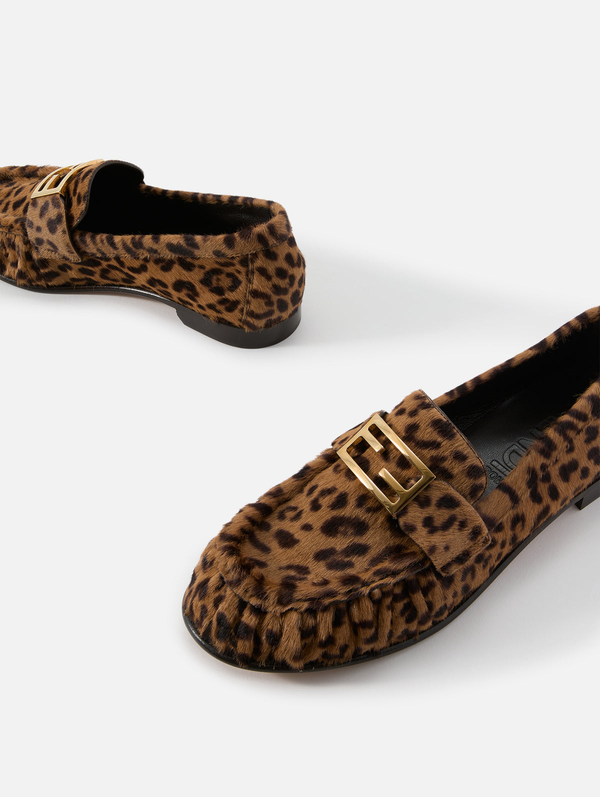 Baguette Loafer,FENDI,MARRONE BROWN,Image 2