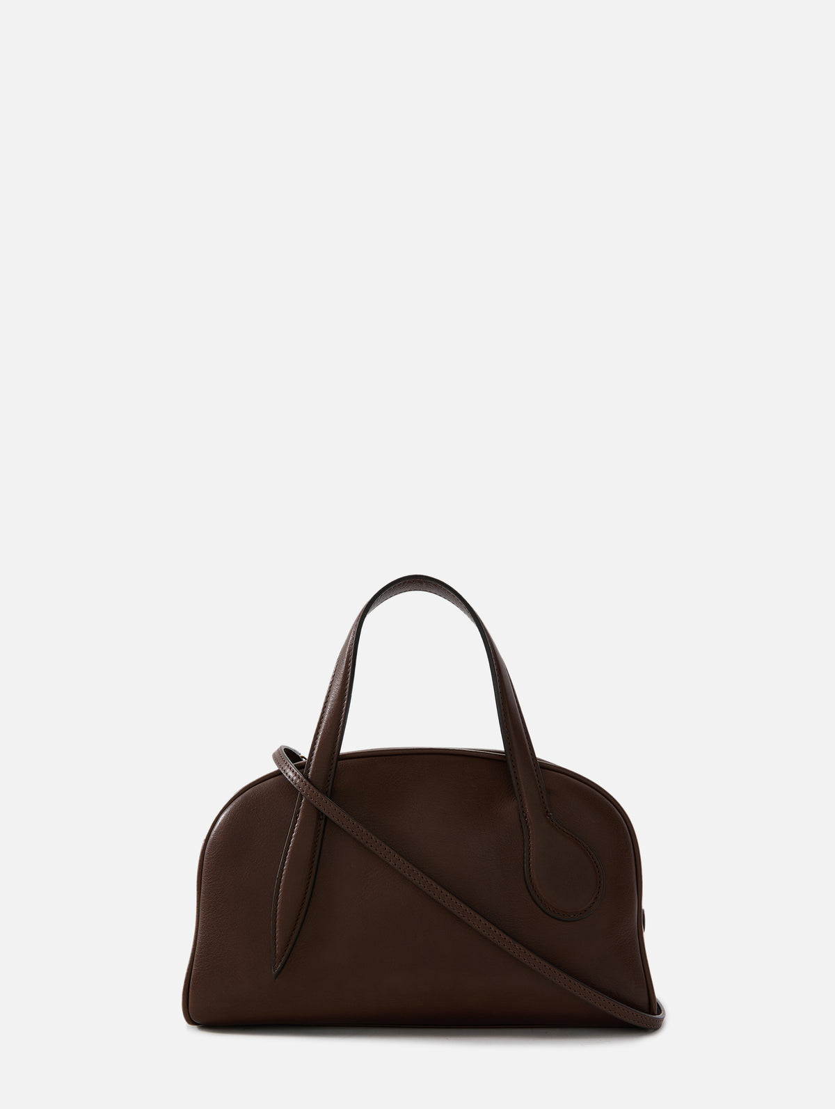 Bowling Mini Bag,LIFFNER,DARK BROWN,Image 3