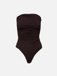 Gwyneth Bodysuit,AGOLDE,CHOCOLATE,Image 1