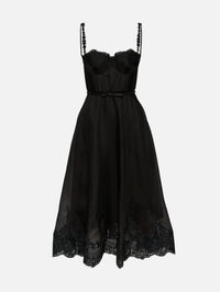 Hypnotic Lace Trim Gown,ZIMMERMANN,BLACK,Image 1