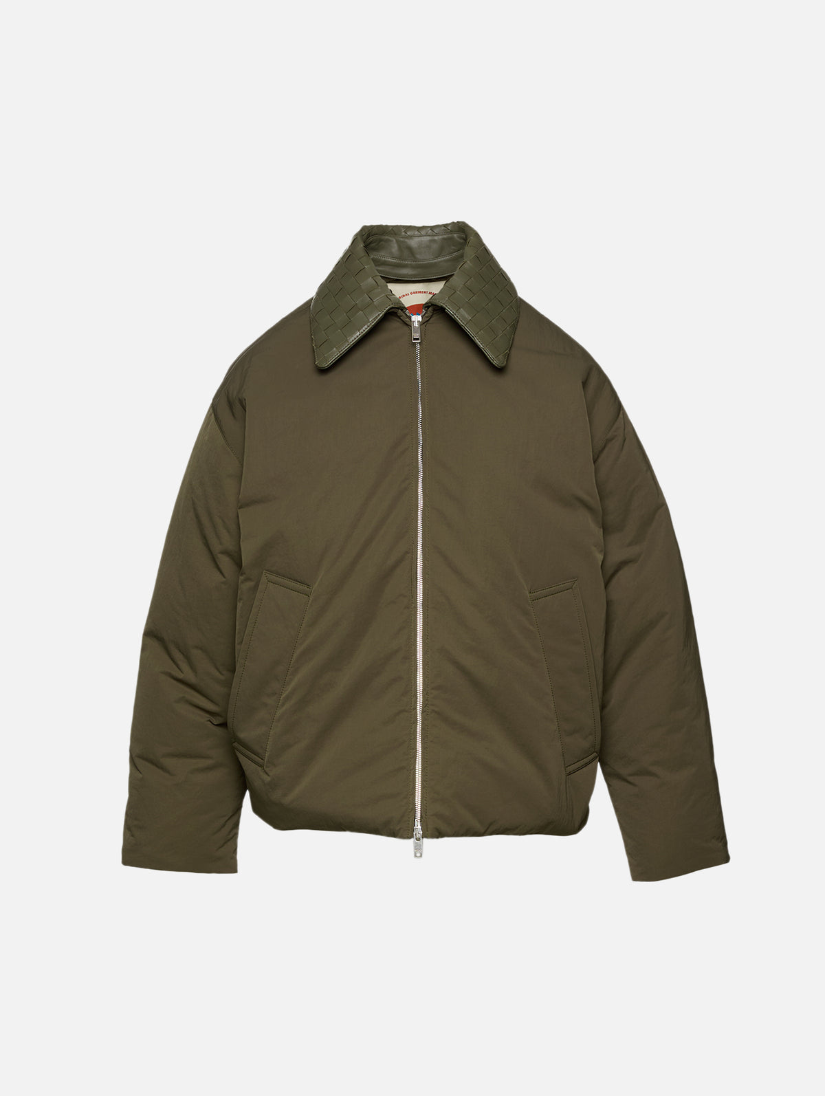 Intrecciato Collar Puffer,BOTTEGA VENETA,CAMO,Image 1