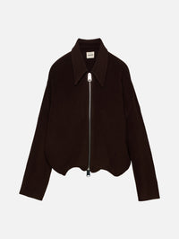 Odin Jacket,KHAITE,DARK BROWN,Image 1