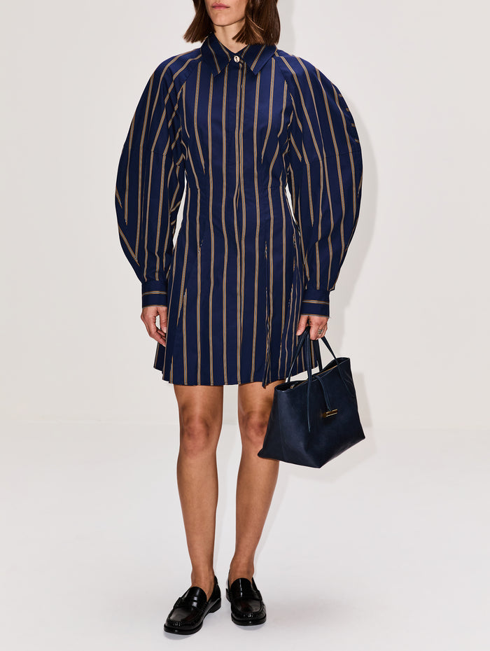 Stonia Dress,ANONLYCHILD,NAVY MULTI,Image 1