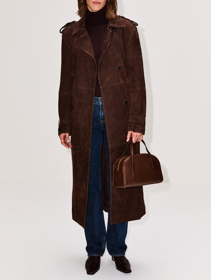 Bowling Mini Bag,LIFFNER,DARK BROWN,Image 1