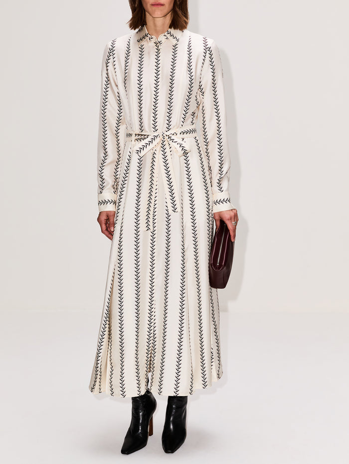 Galway Dress,GABRIELA HEARST,IVORY MULTI,Image 1