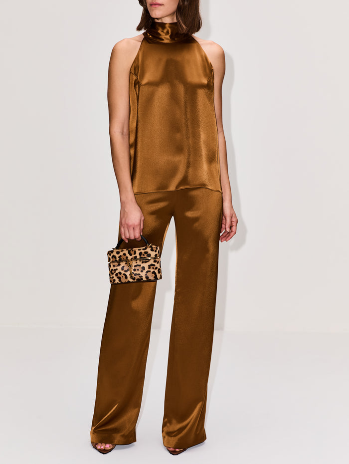 Sister Moon Trouser,GALVAN,TOFFEE,Image 1