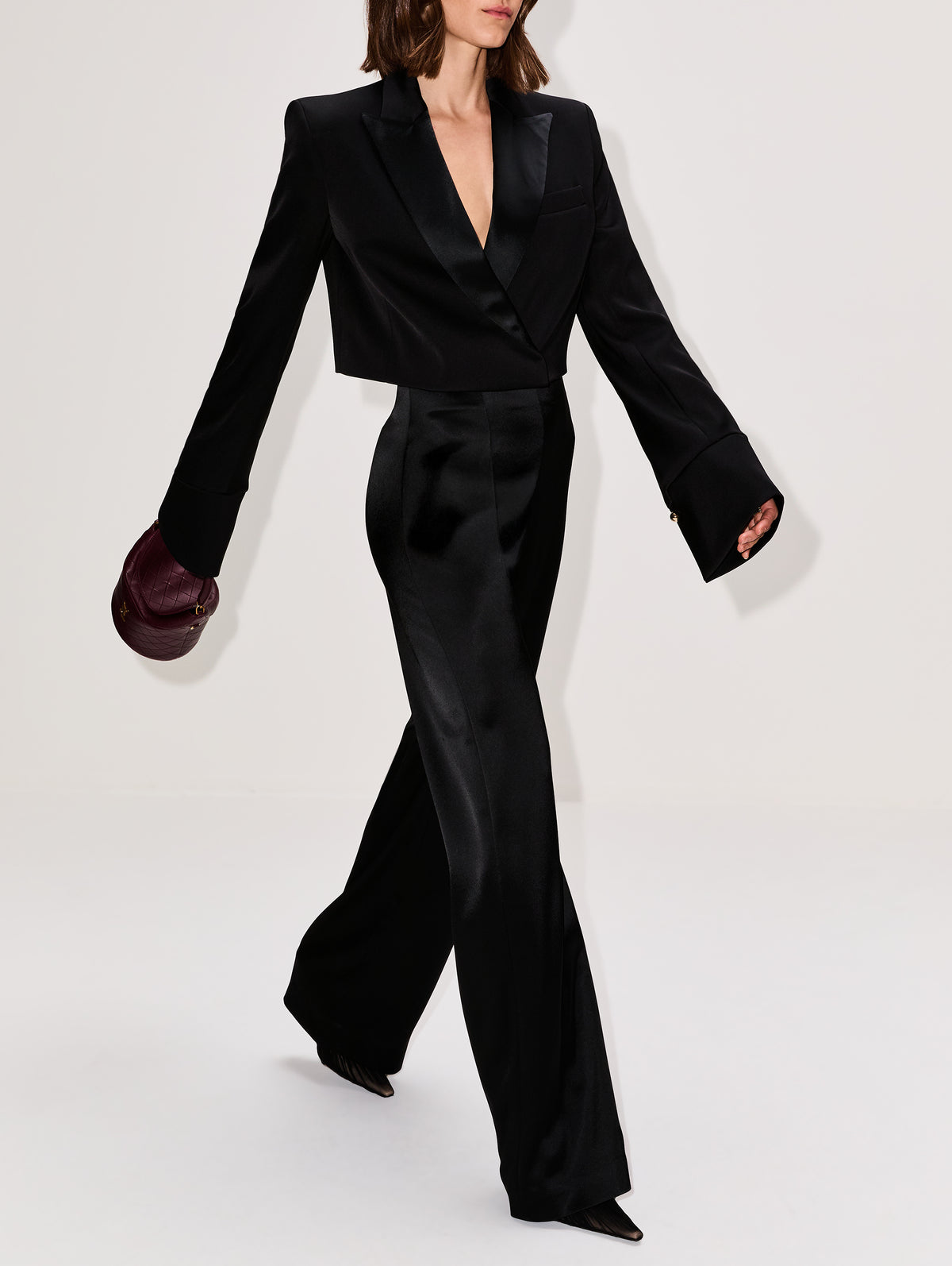 Sister Moon Trouser,GALVAN,BLACK,Image 3