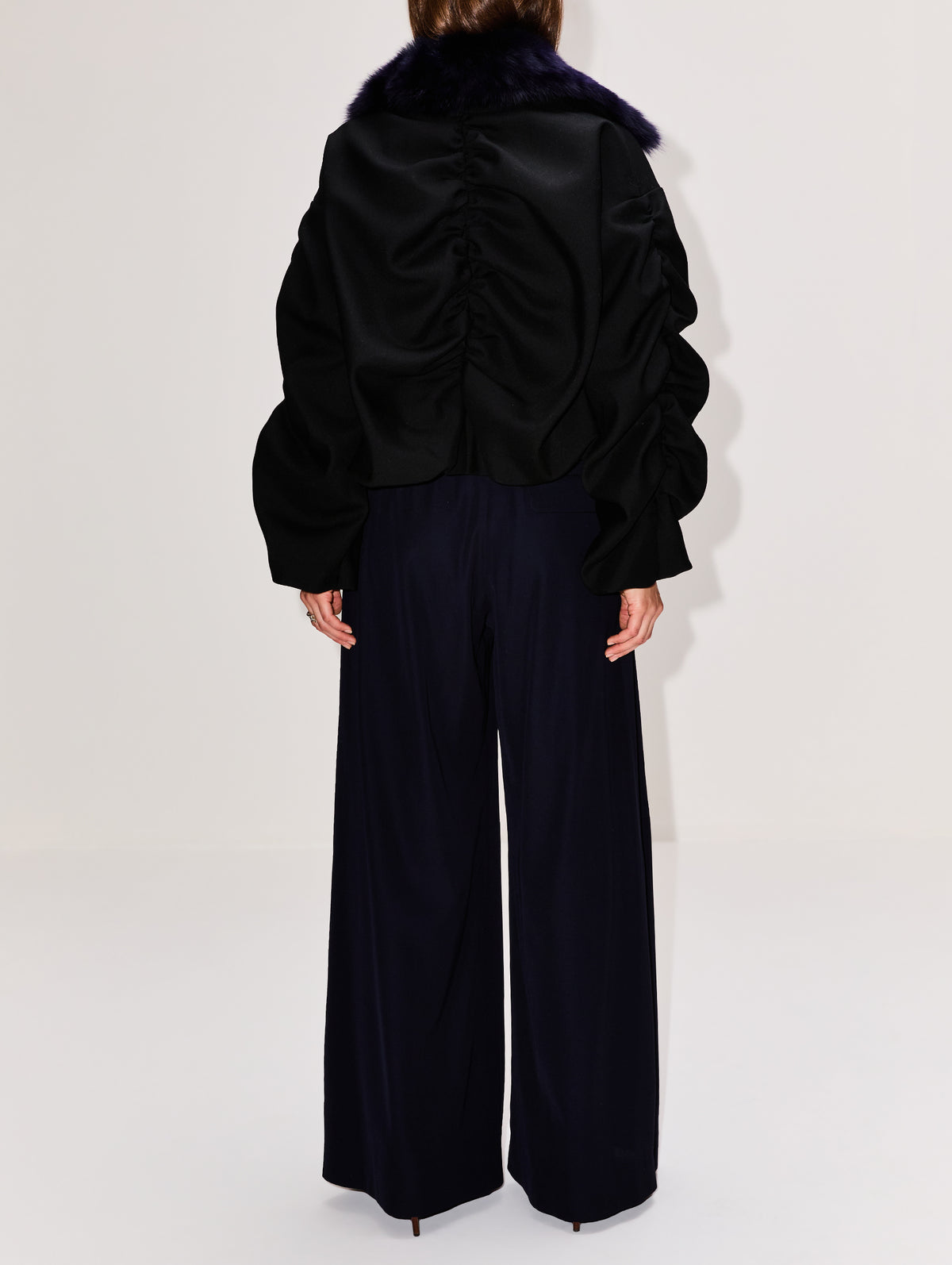 Sanguinetti Bomber Jacket,ANONLYCHILD,BLACK,Image 3