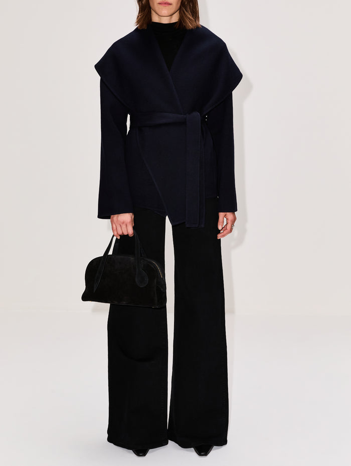 Harris Wrap Jacket,GABRIELA HEARST,DARK NAVY,Image 1