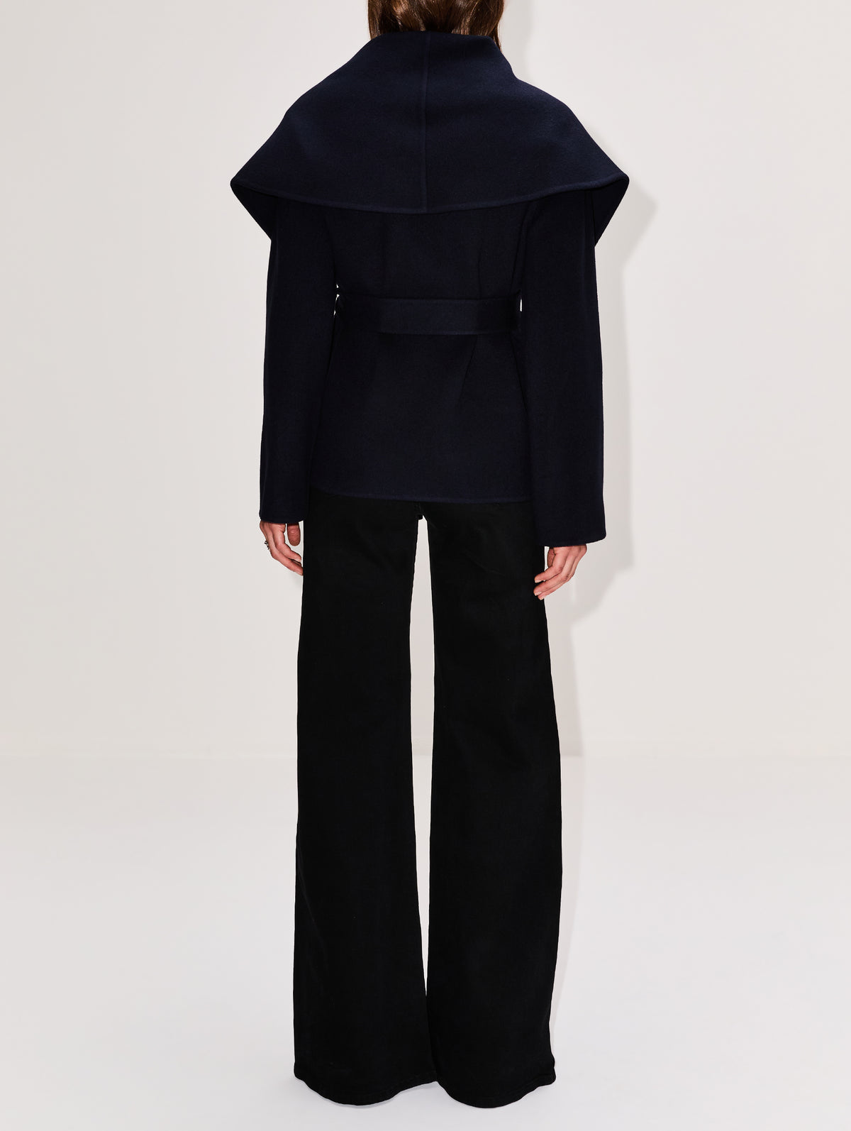Harris Wrap Jacket,GABRIELA HEARST,DARK NAVY,Image 3