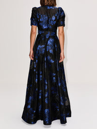 Alexandra Gown,REBECCA VALLANCE,NAVY,Image 4