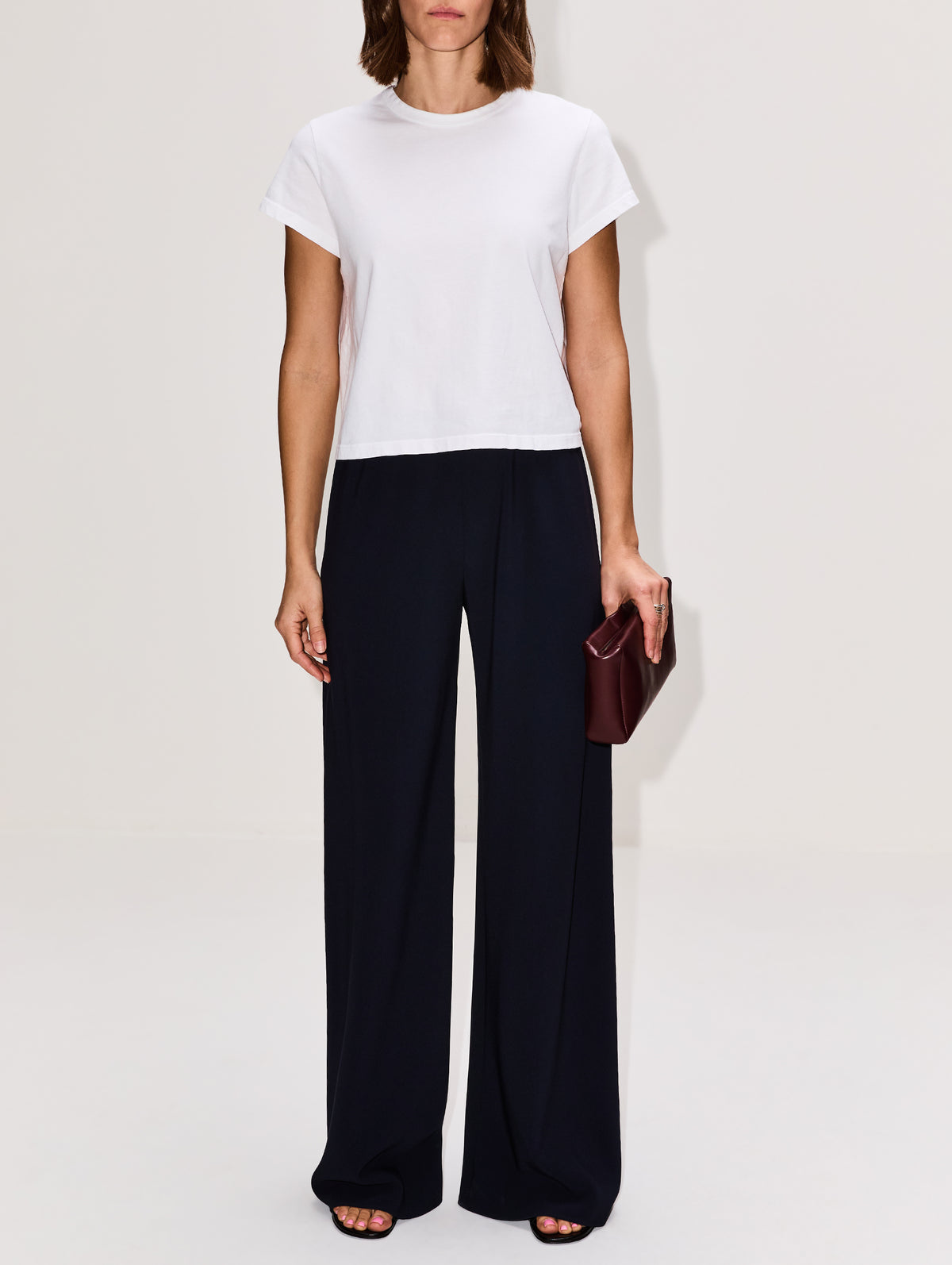 Gala Pant,THE ROW,NAVY,Image 2